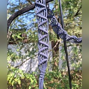 4/$20 Navy Macrame Style Belt Or Necklace